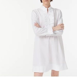 Jcrew ruffle front dress